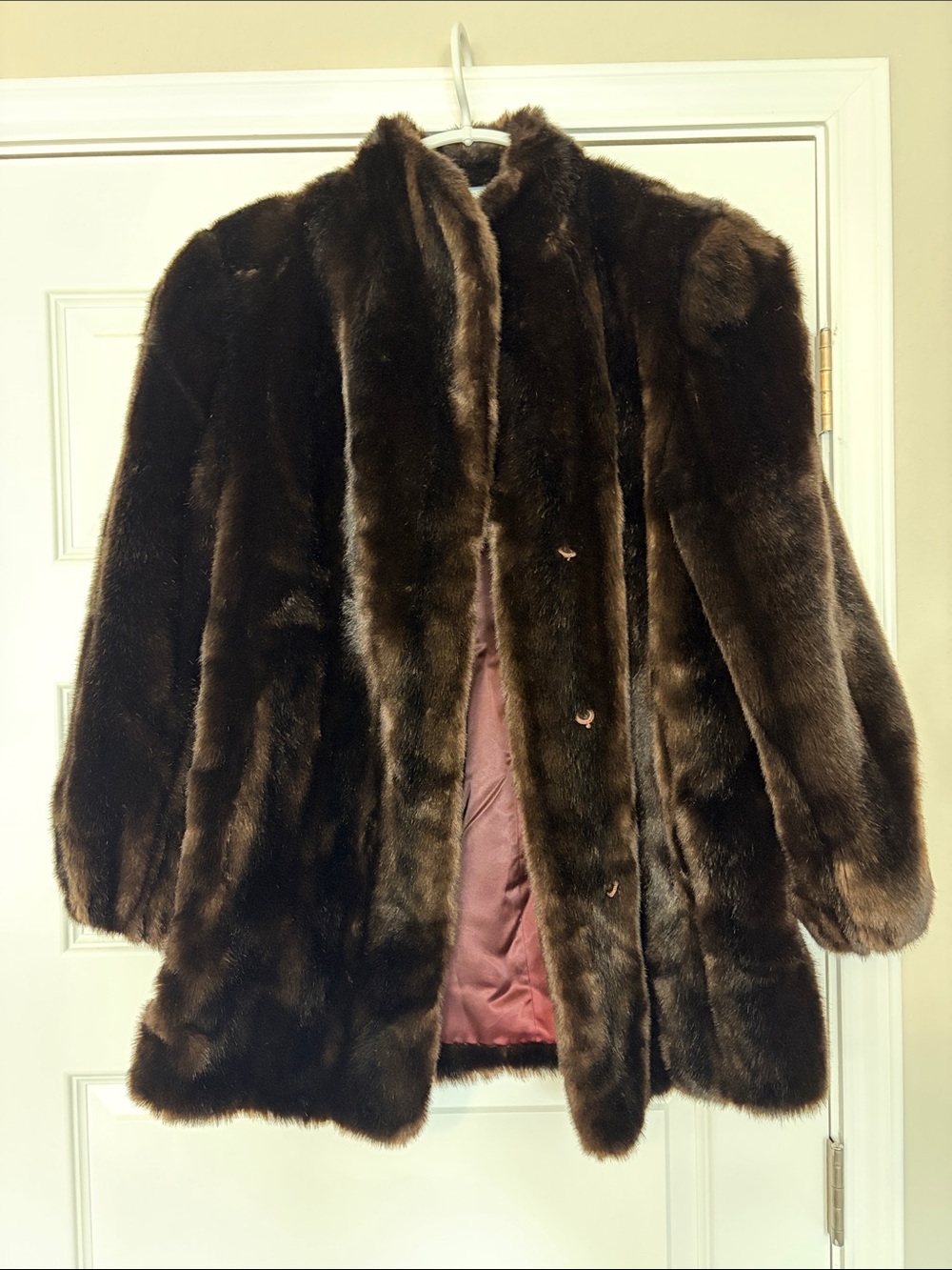 Vintage faux fur coat